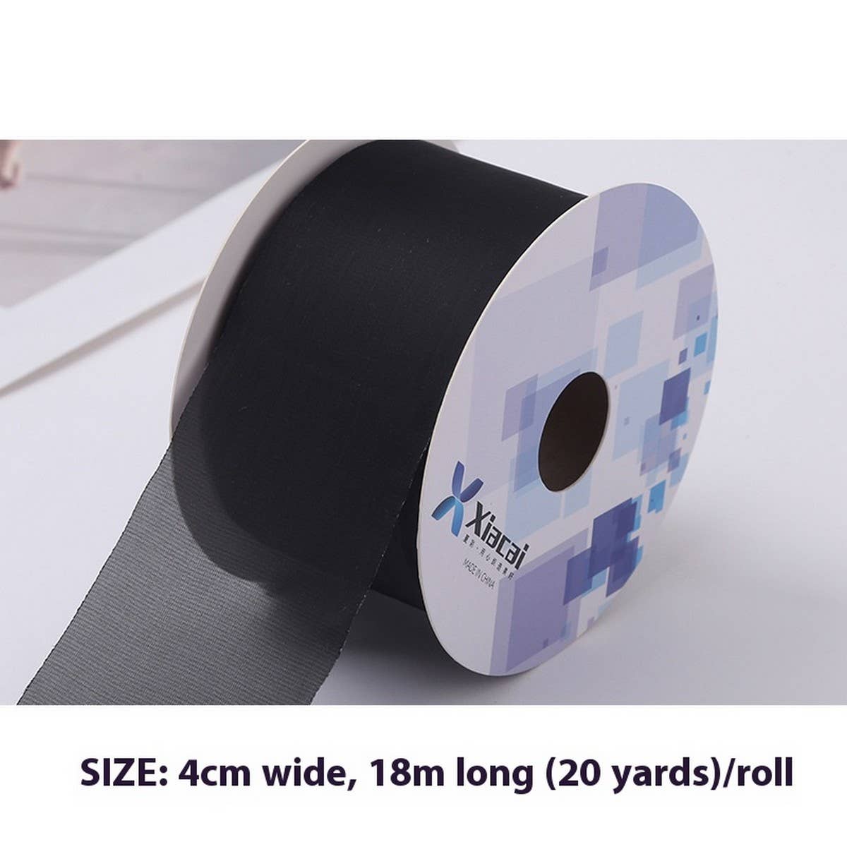 GOLD SATIN FROSTED RIBBON DECORATIVE RIBBON