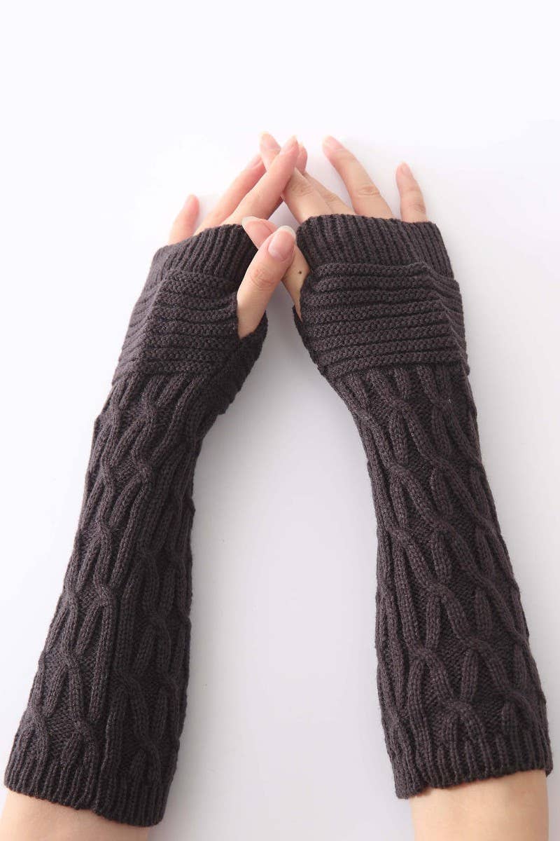 WINTER SOLID KNIT TRENDY HAND WARMERS_CWAG001