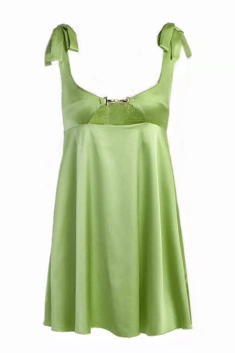 CWDHL1096_STRAPLESS HOLLOW FRENCH SEXY SUSPENDER SKIRT