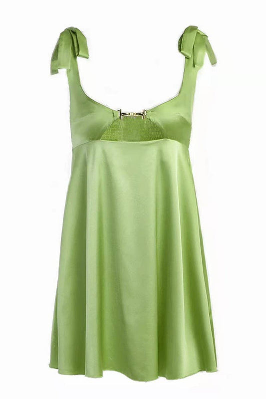 CWDHL1096_STRAPLESS HOLLOW FRENCH SEXY SUSPENDER SKIRT