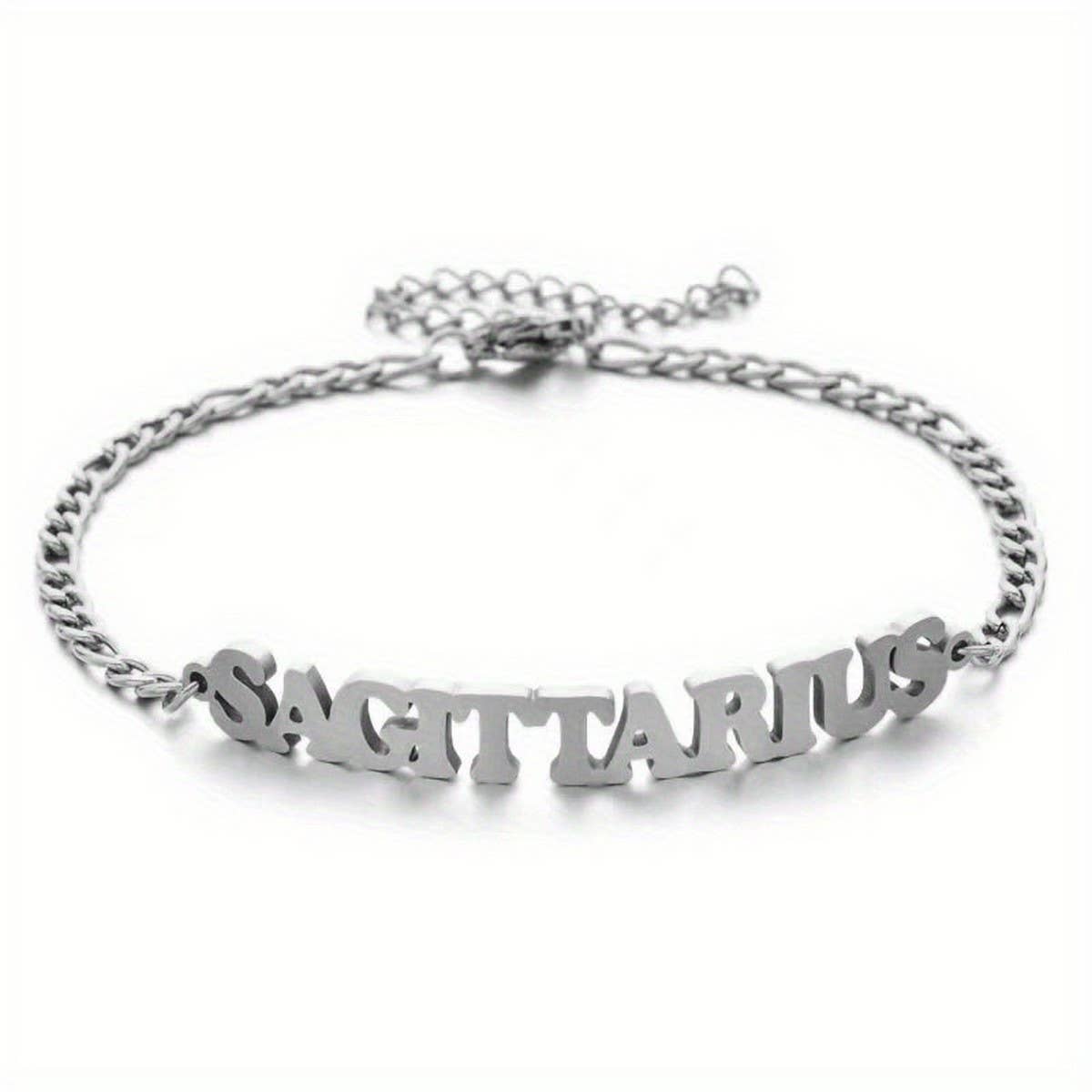 NEW STAINLESS STEEL ZODIAC PENDANT BRACELET_CWMM2716