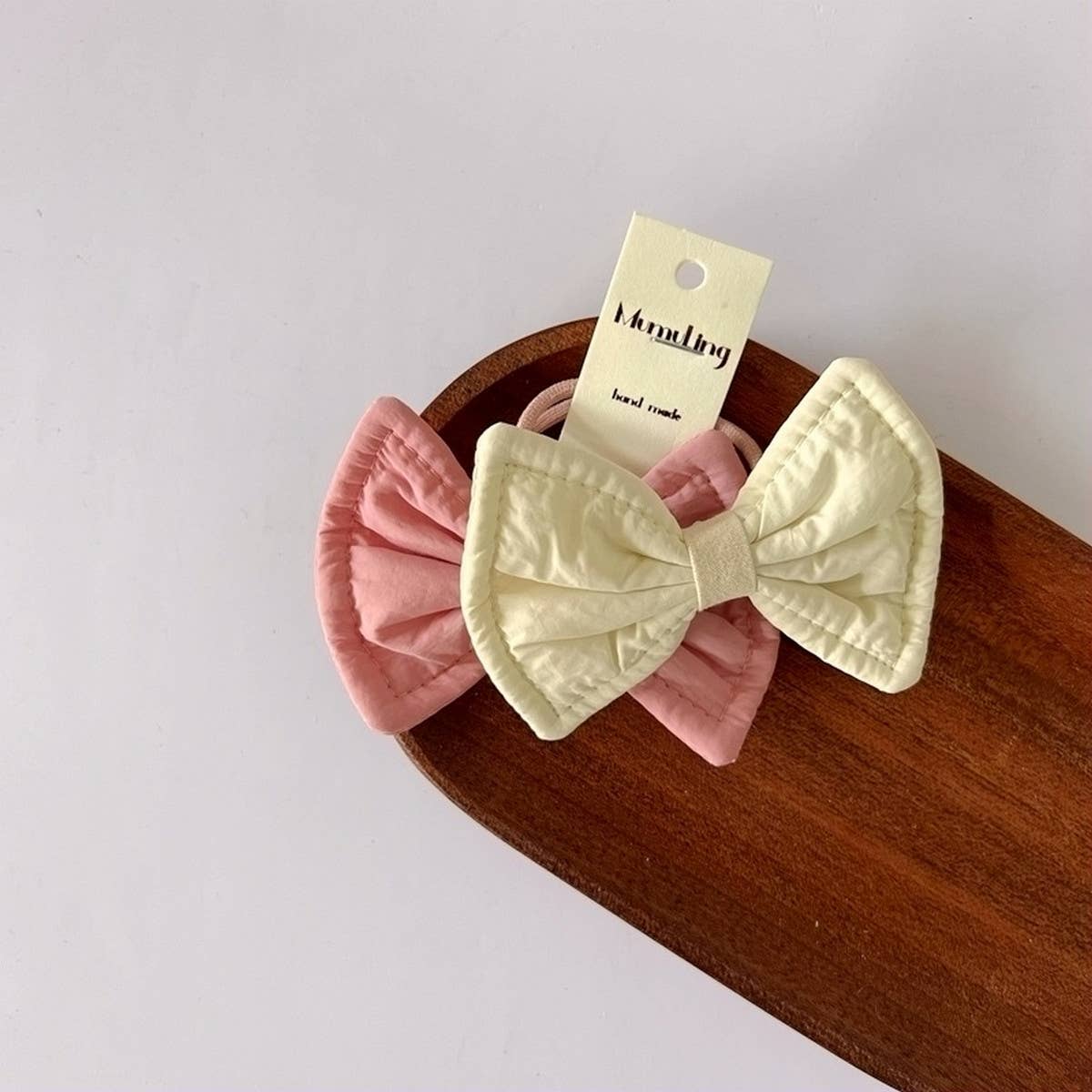 CHILDREN'S AB COLOR MATCHING BOW HAIR TIE