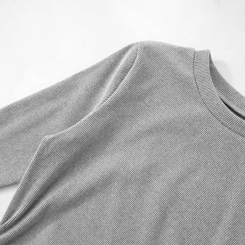 SOLID COLOR ROUND NECK LACE PLEATED SHORT DRESS