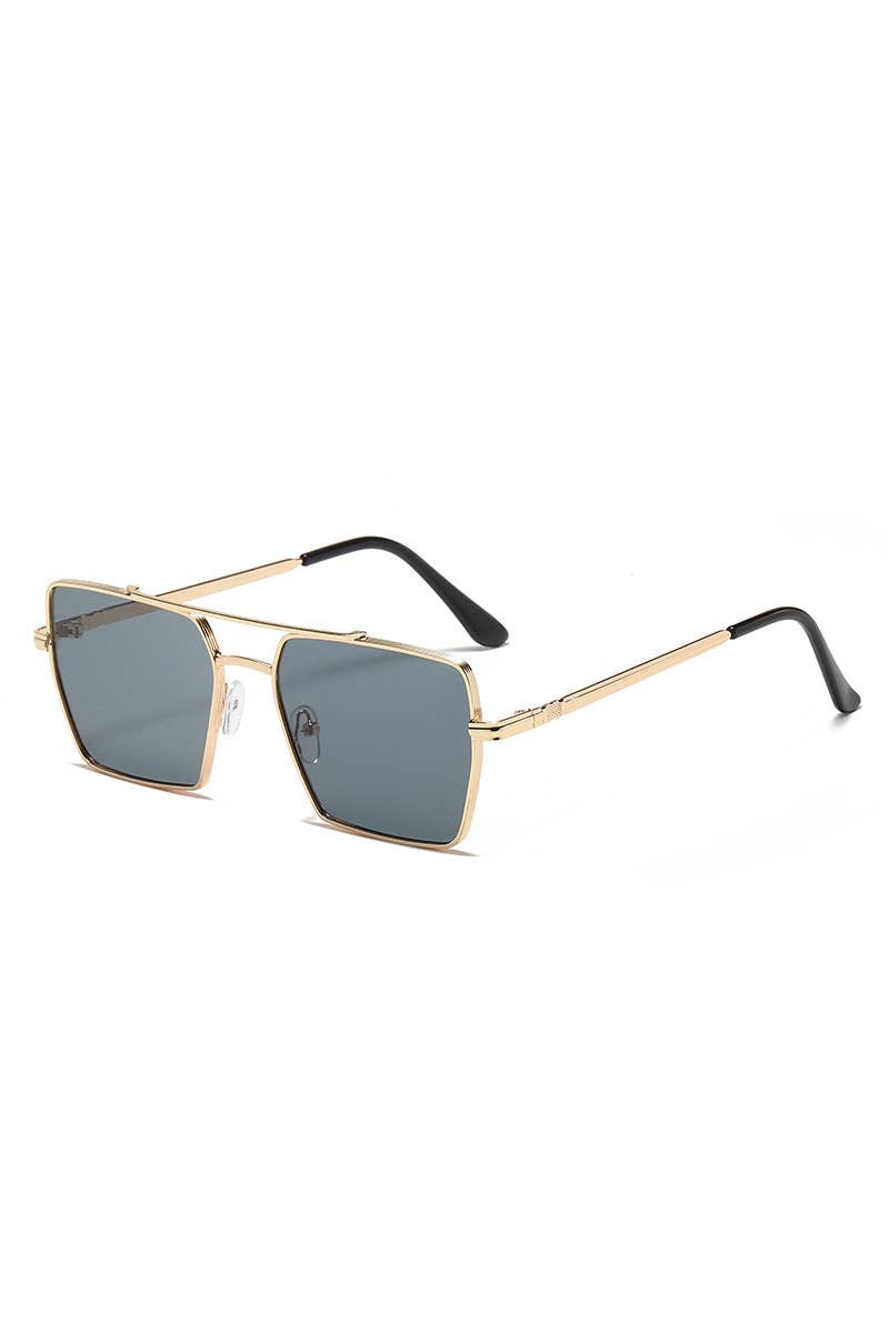 FLAT TOP FRAME SQUARE SUNGLASSES