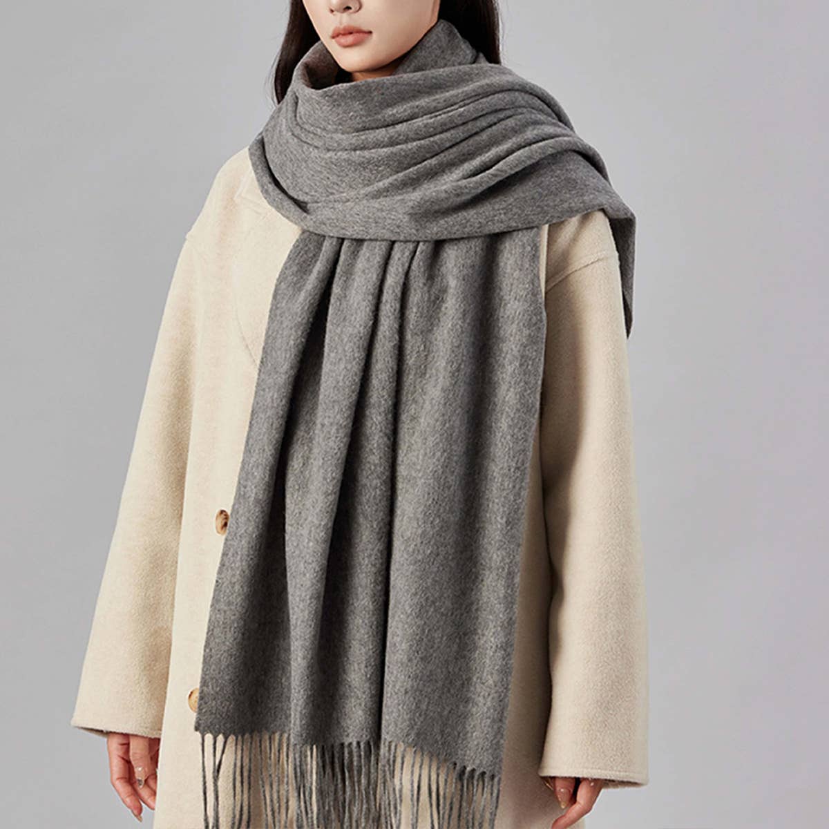Oversized Fall Winter Scarf ??Chic Warm Wrap_CWASC1094