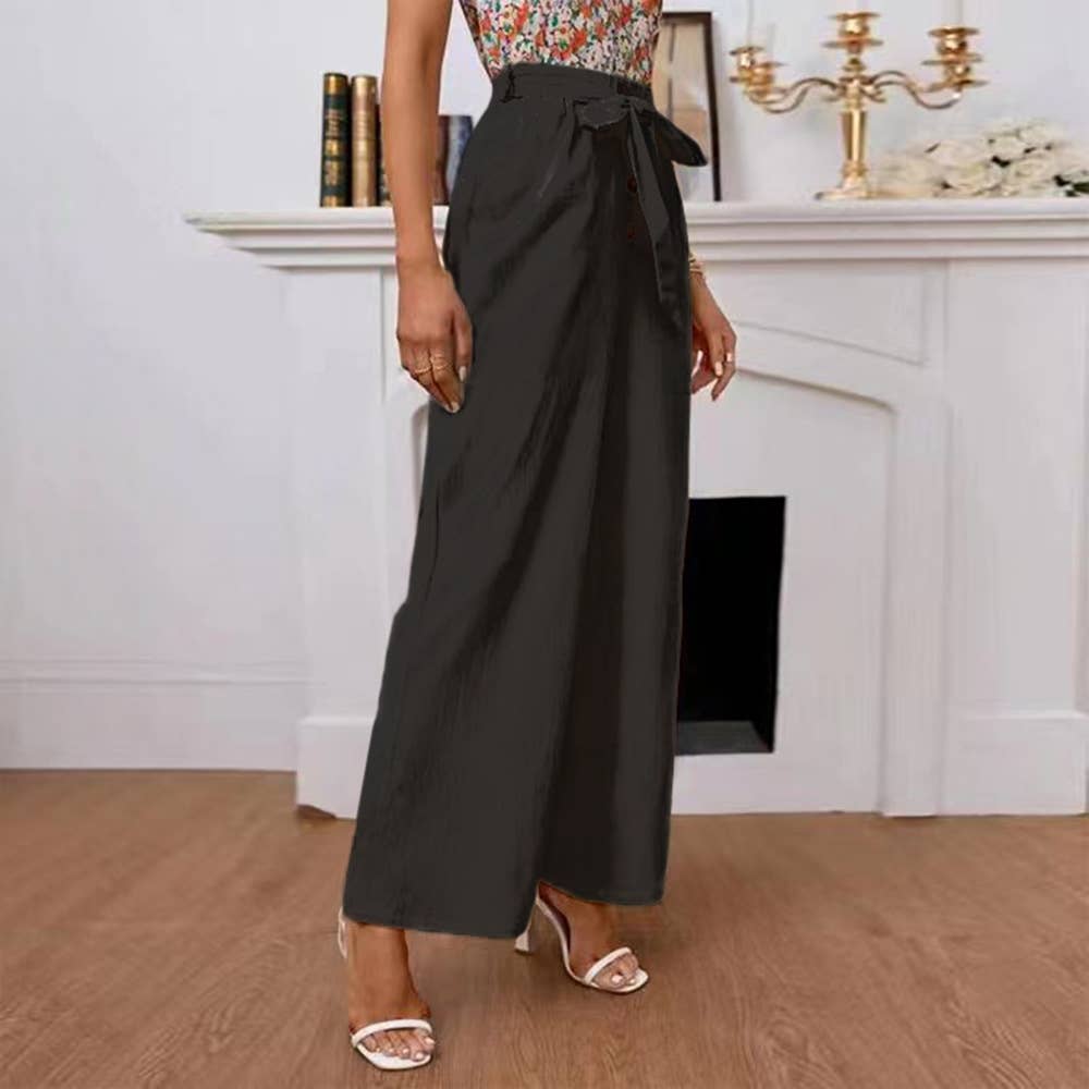 HIGH WAIST CASUAL ALL-IN-ONE STRAIGHT STRAP PANTS