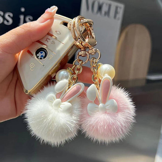 CUTE BUNNY CAR KEYCHAIN PENDANT ACCESSORIES