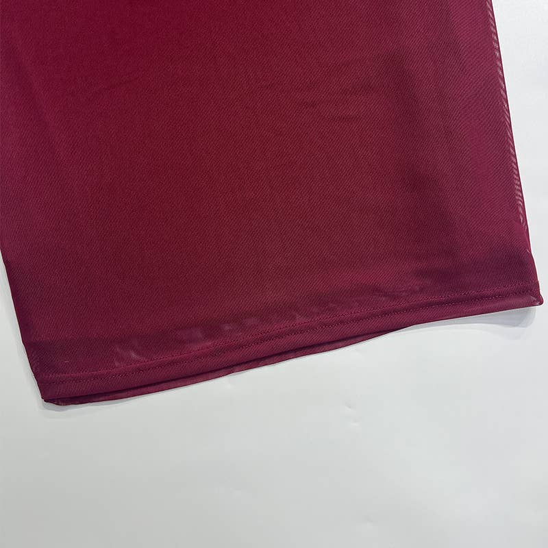 Long backless, cinched waist and neckline dress