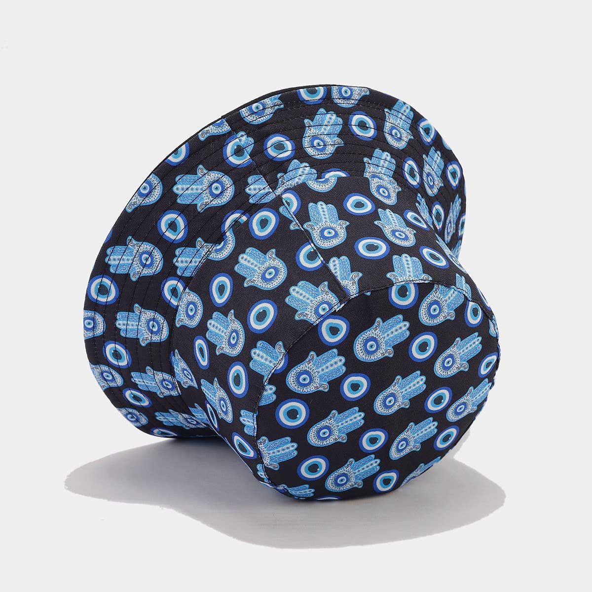 RETRO FULL PRINT DOUBLE-SIDED BUCKET HAT_CWAH1650