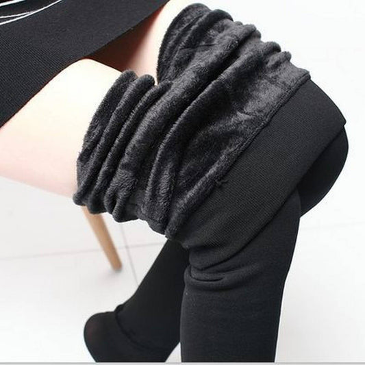 Plus Size Fleece Thermal Stirrup Leggings ??Winter_CWMM8966