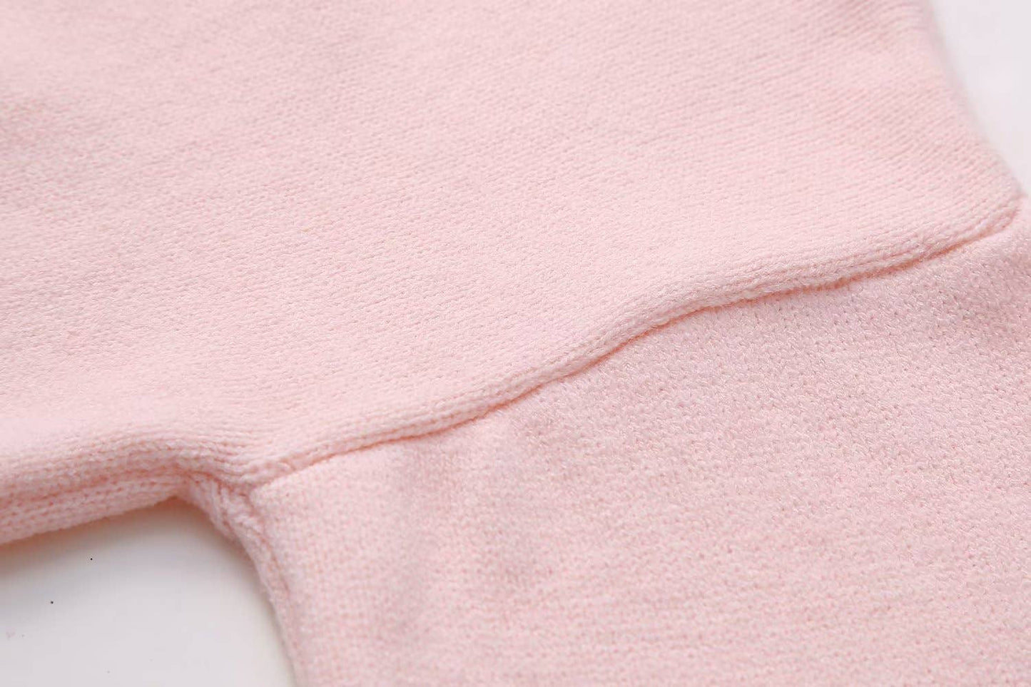 Sweet round-neck casual pullover sweater