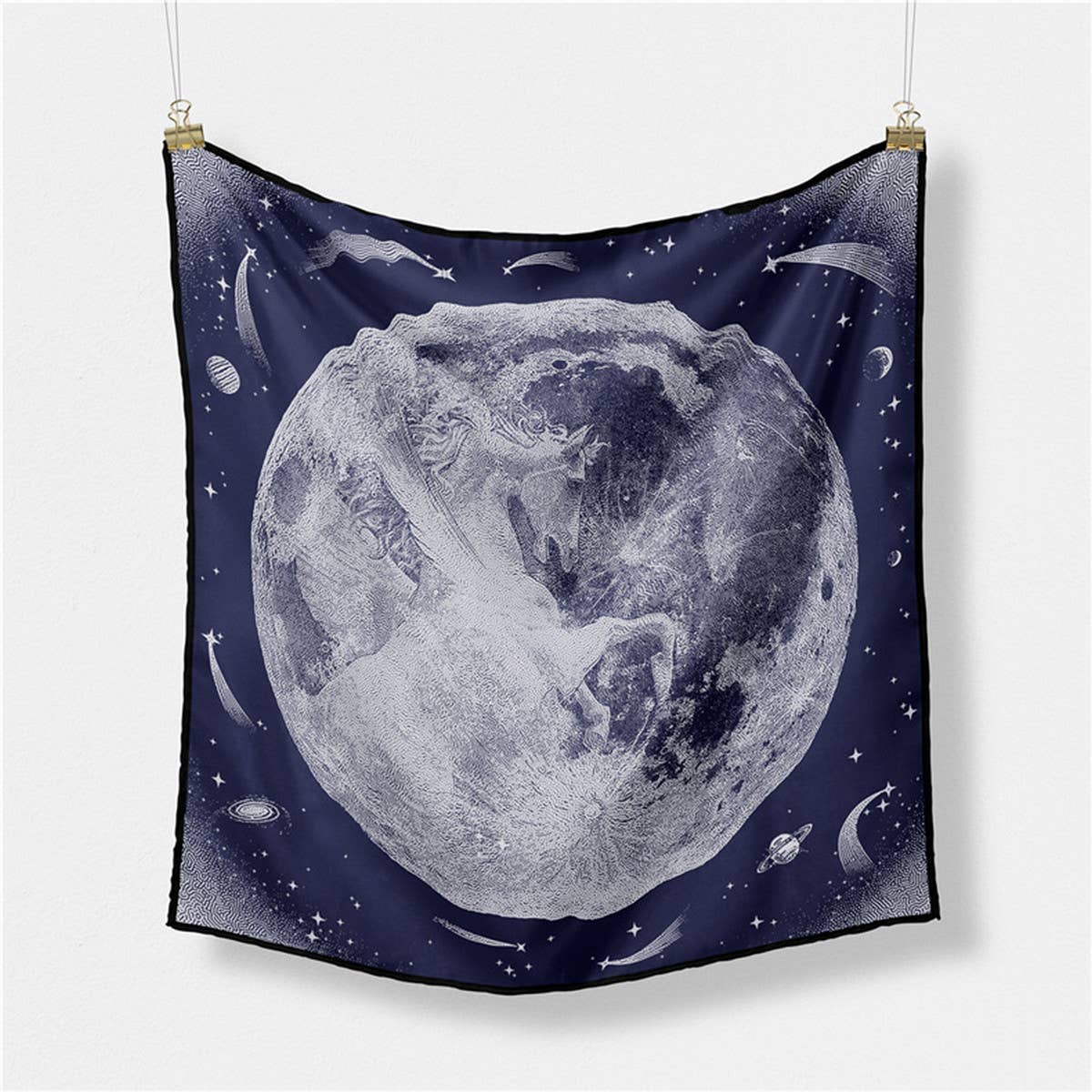 Travel Scarf - Versatile Starry Sky Printed Shawl