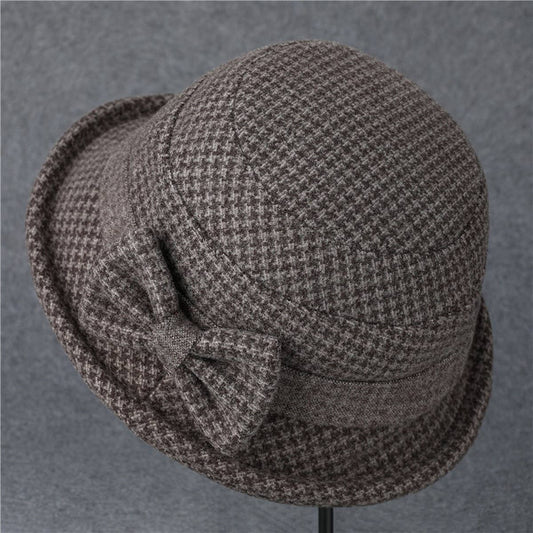 AUTUMN AND WINTER WARM BOW HAT_CWAH1790