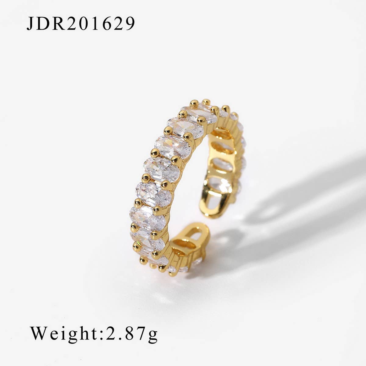 FASHIONABLE, VERSATILE AND COLOR-PROOF OPEN RING