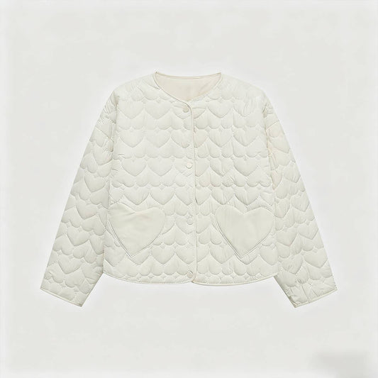 Thin diamond lattice cotton-padded clothes