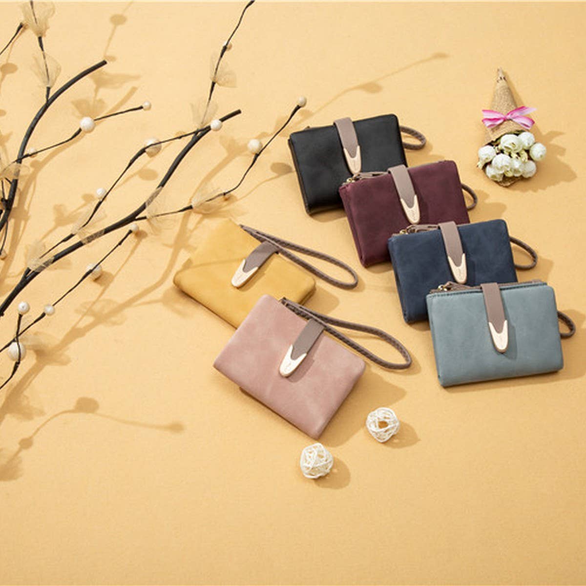 LADIES RETRO CASUAL COIN PURSE_CWAB2324