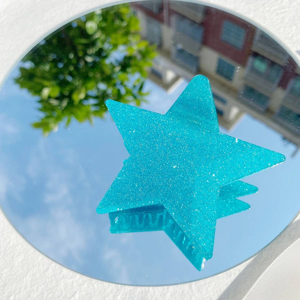 Y2K Star Hair Claw - Colorblock Dopamine Style_CWAHA0568