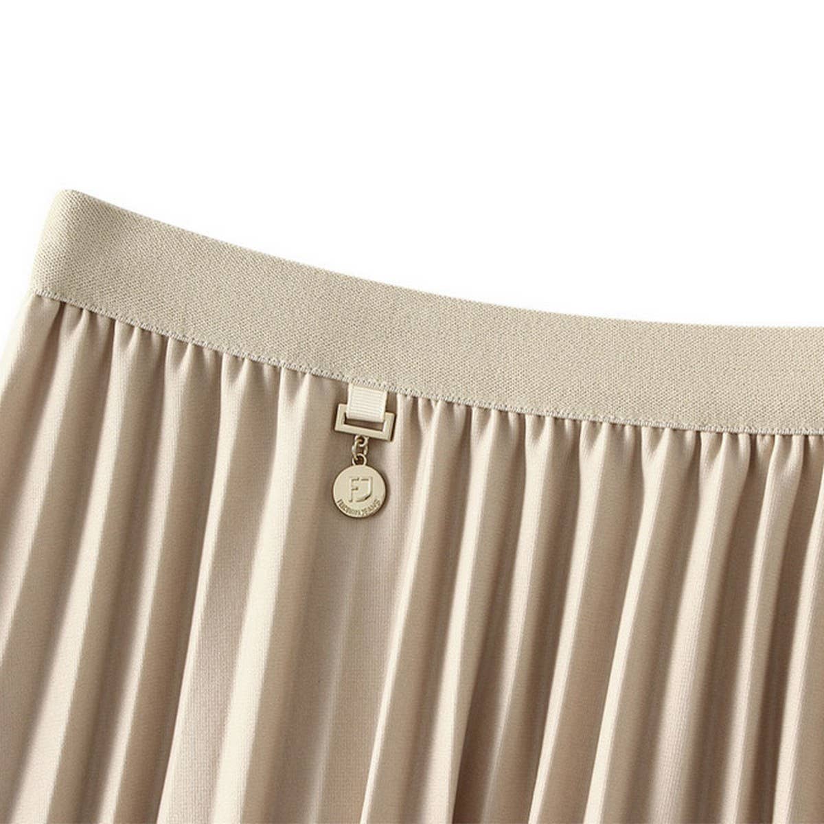 Reversible Pleated Tulle A-Line Midi Skirt