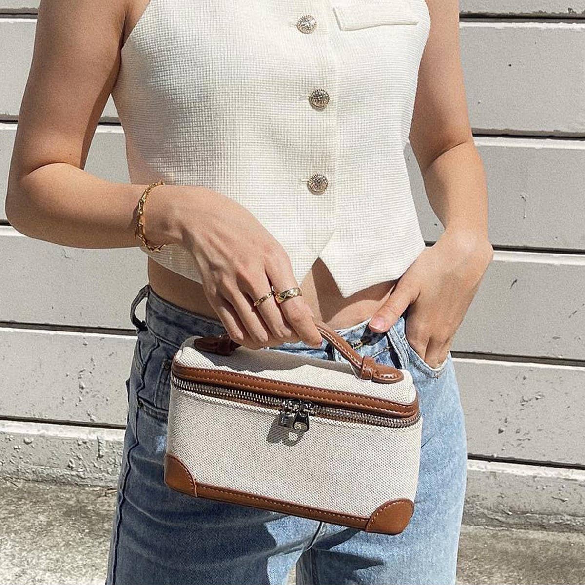 CASUAL VERSATILE SMALL SQUARE BAG HANDBAG_CWAB1943