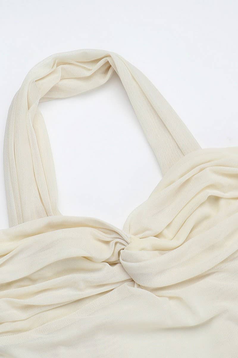 CWDMD5102_STRAPLESS FLOWING TIE WAIST BODYCON MAXI DRESS