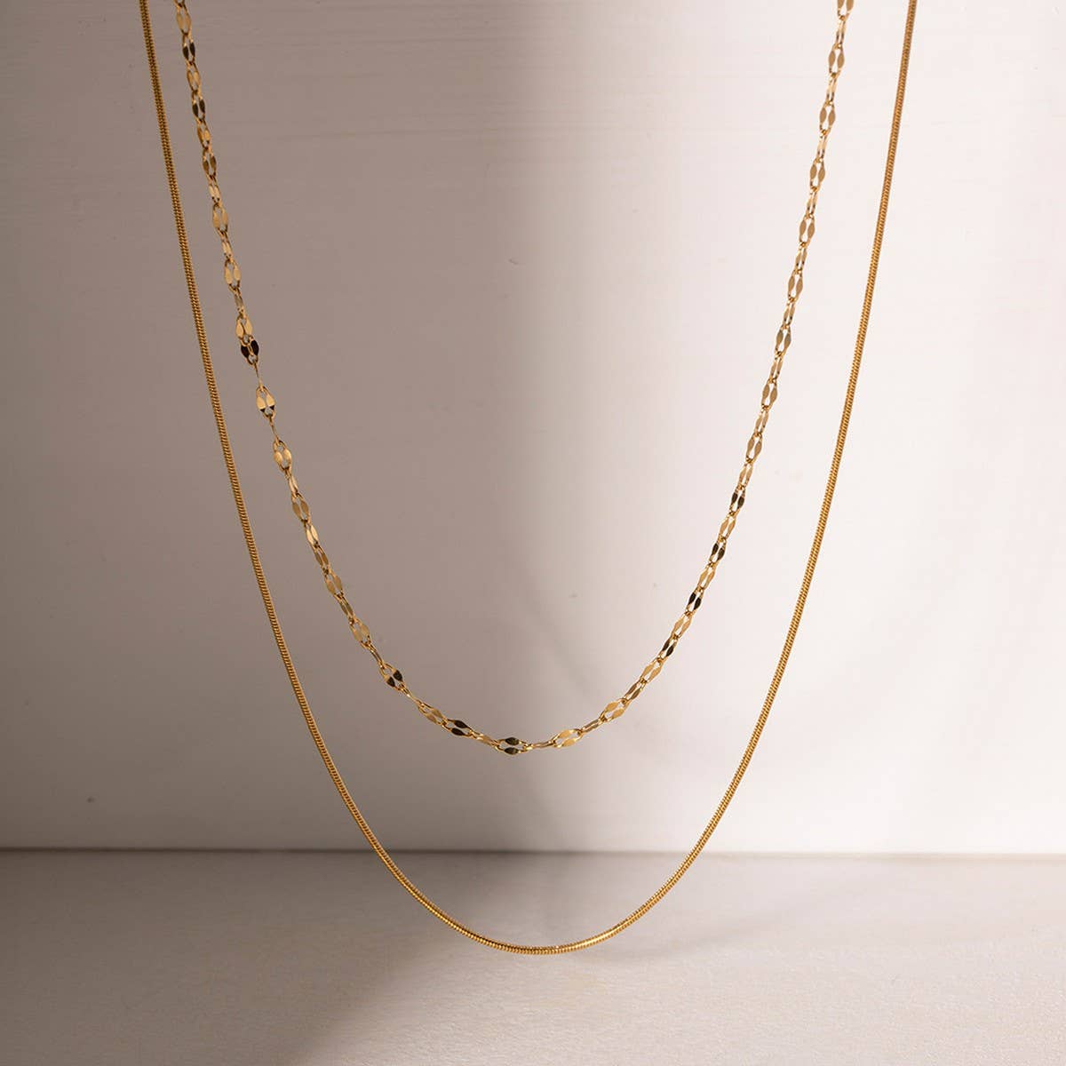 THE NICHE COLD STYLE STACKED CLAVICLE CHAIN_CWAJE1433