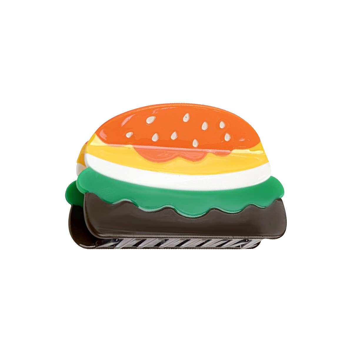Summer fruit hamburger with acetic acid hair clip