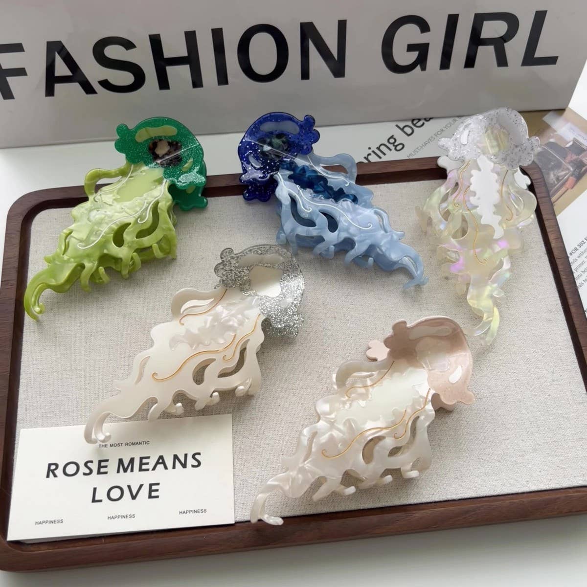 New Jellyfish Acetate Cartoon Hair Clip£ßCWAHA5716