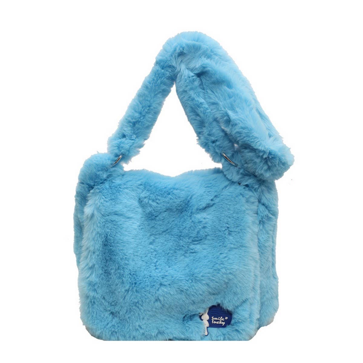 WINTER CROSSBODY FAUX RABBIT FUR PLUSH BAG_CWAB3928