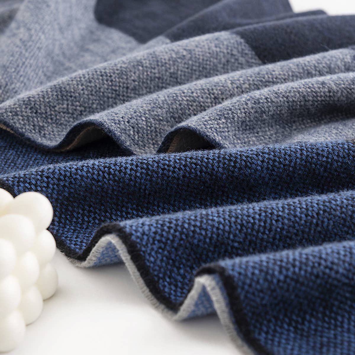 Men's Plaid Colorblock Scarf - Winter Warm Style