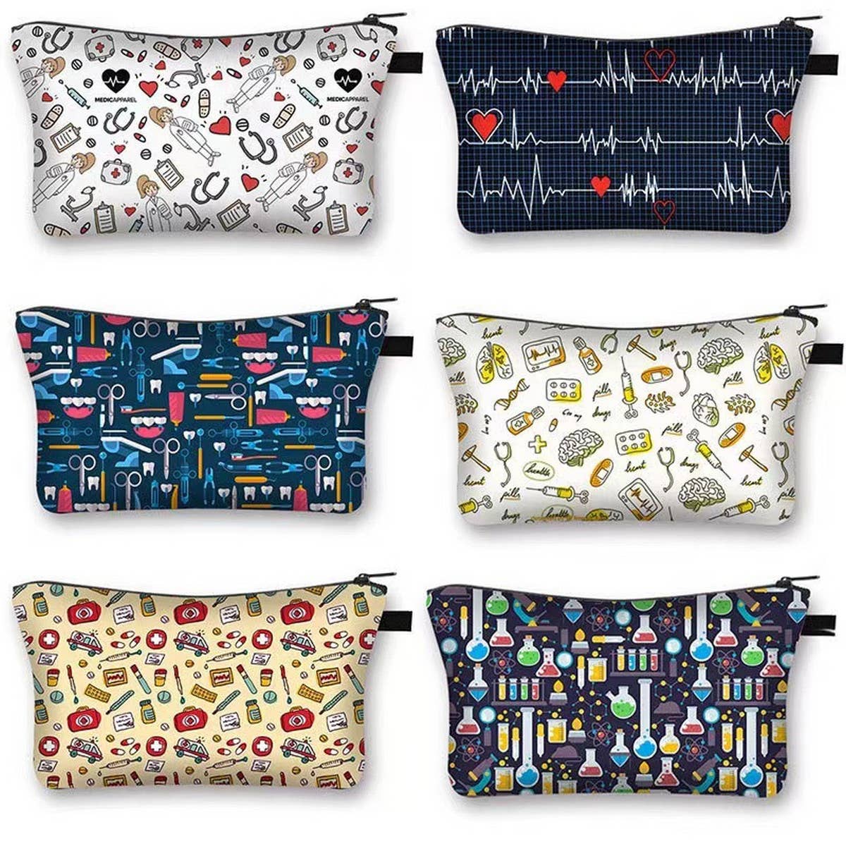 2024 NEW MEDICAL PRINT COSMETIC BAG_CWAB2271