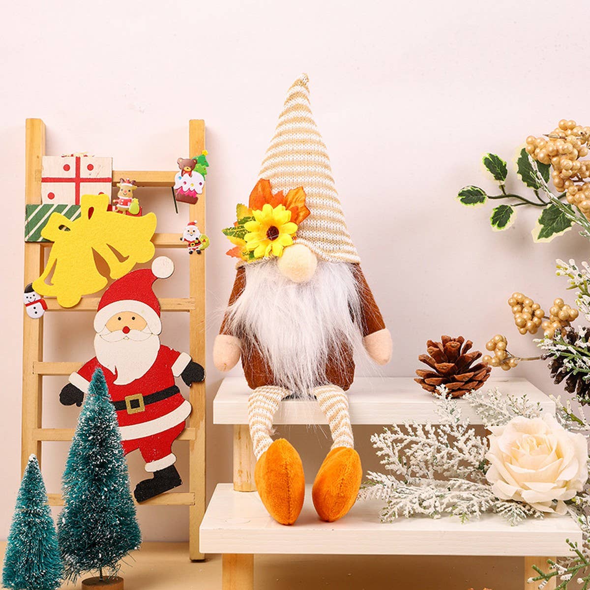 THANKSGIVING RUDOLPH DWARF DOLL FIGURINE PENDANT