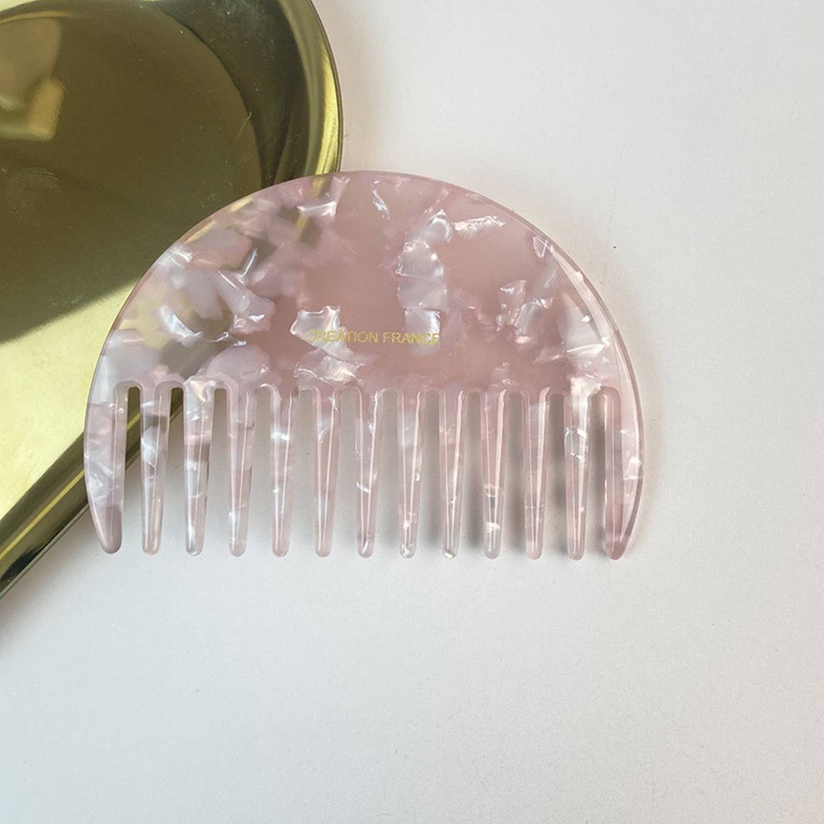 Geometric Acetate Comb Vintage Cute Style