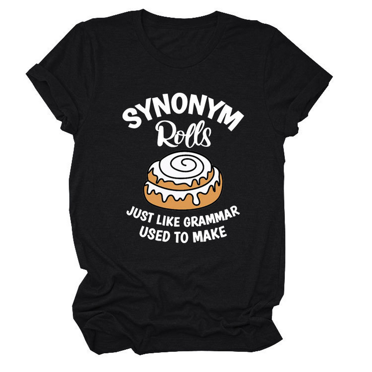 Loose Fit Women¡¯s T-Shirt with Cute Graphic