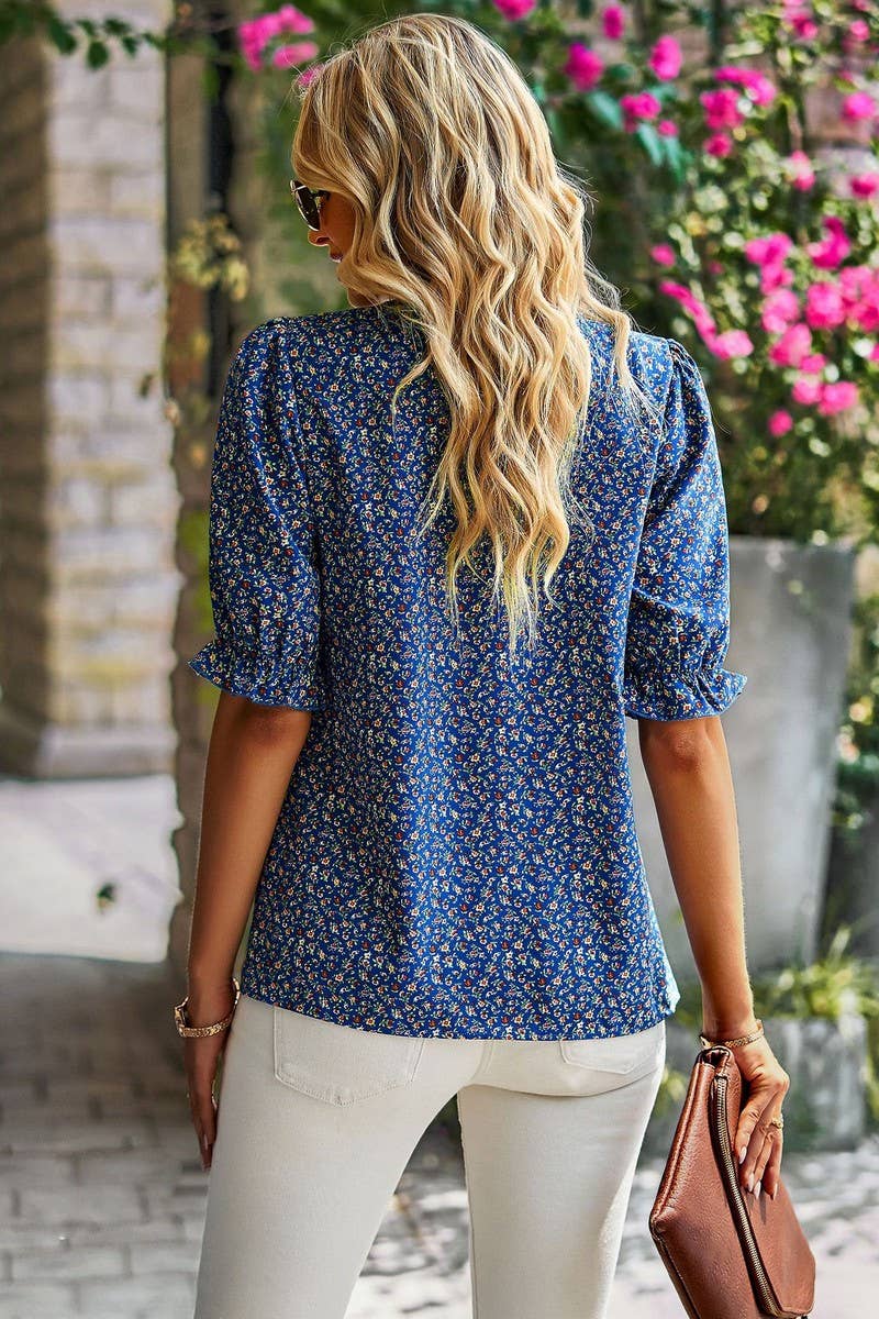 HOLIDAY CASUAL FLORAL SHIRT_CWTSTS0165