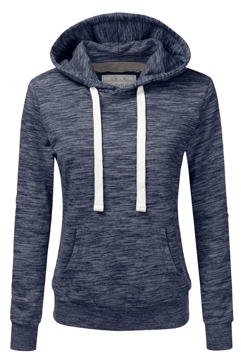 SOLID COLOR LONG SLEEVED HOODIE_AWOHOL189