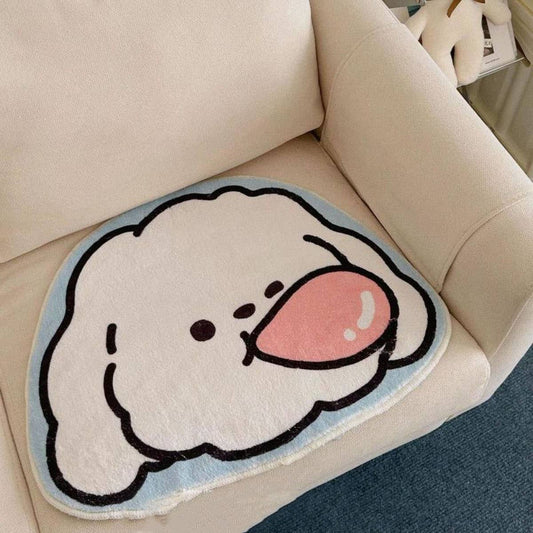 Cute Irregular Seat Cushion, Cartoon Office Pad