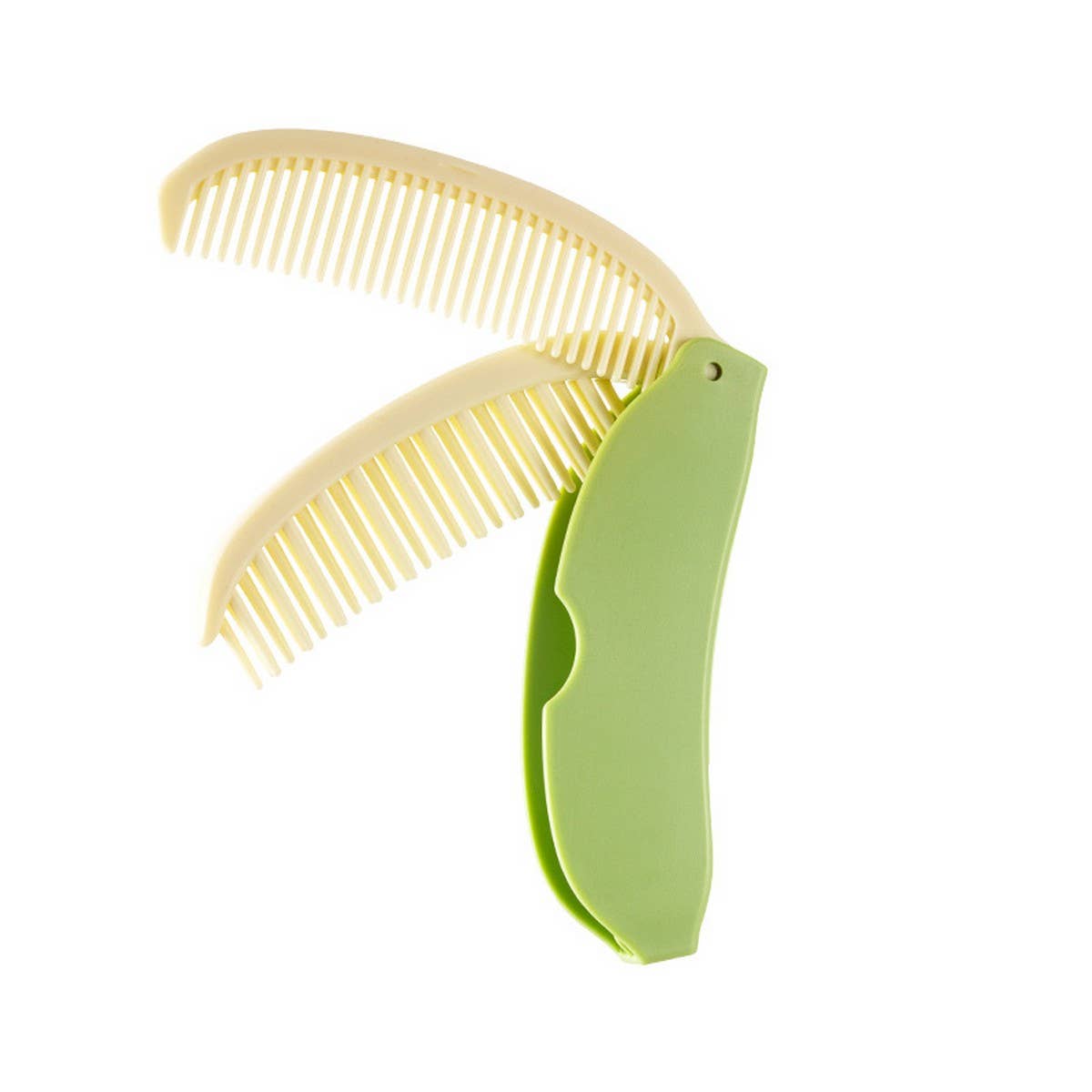 CWAHA3175_PORTABLE COARSE AND FINE TEETH FOLDING HAIR COMB