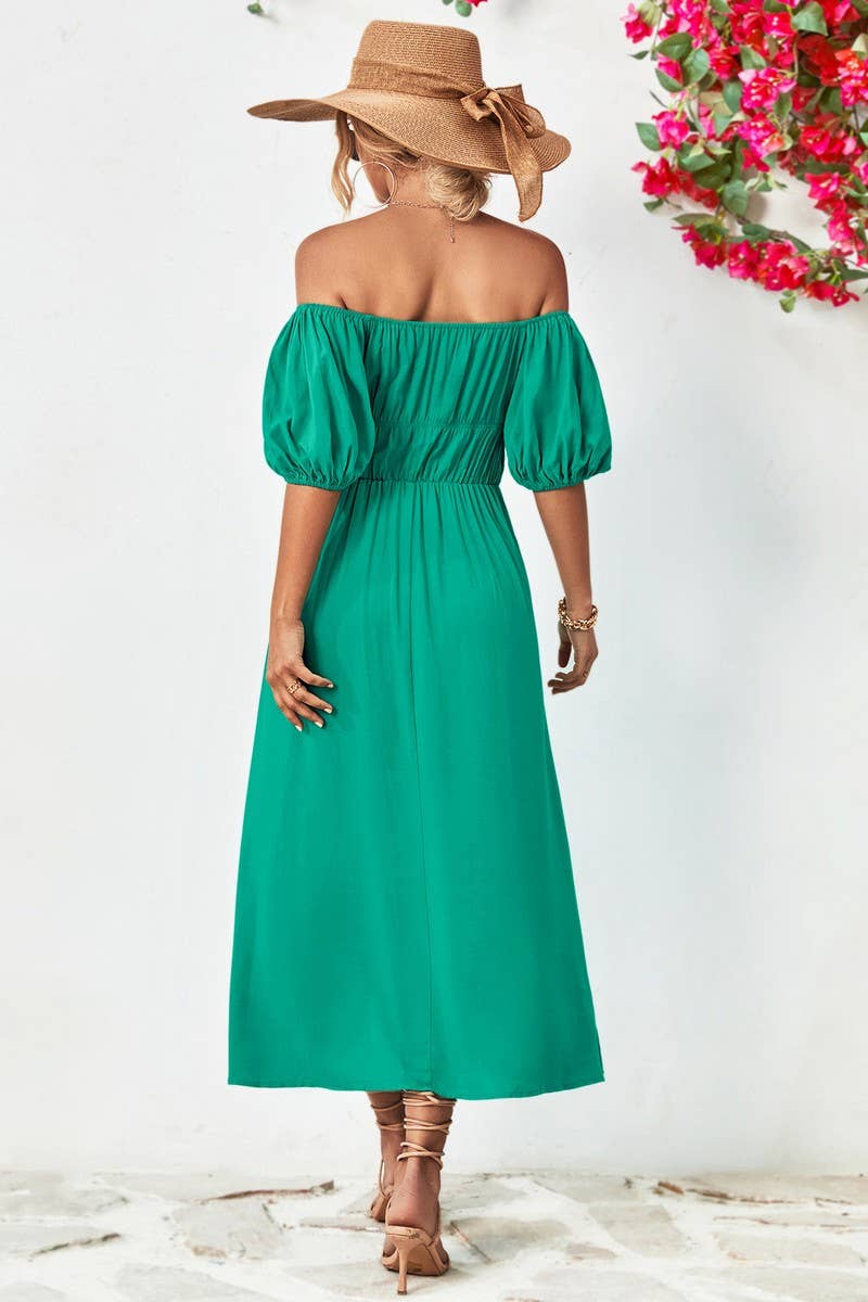 CWDMD4607_2025 NEW FRESH AND SWEET ONE-SHOULDER DRESS
