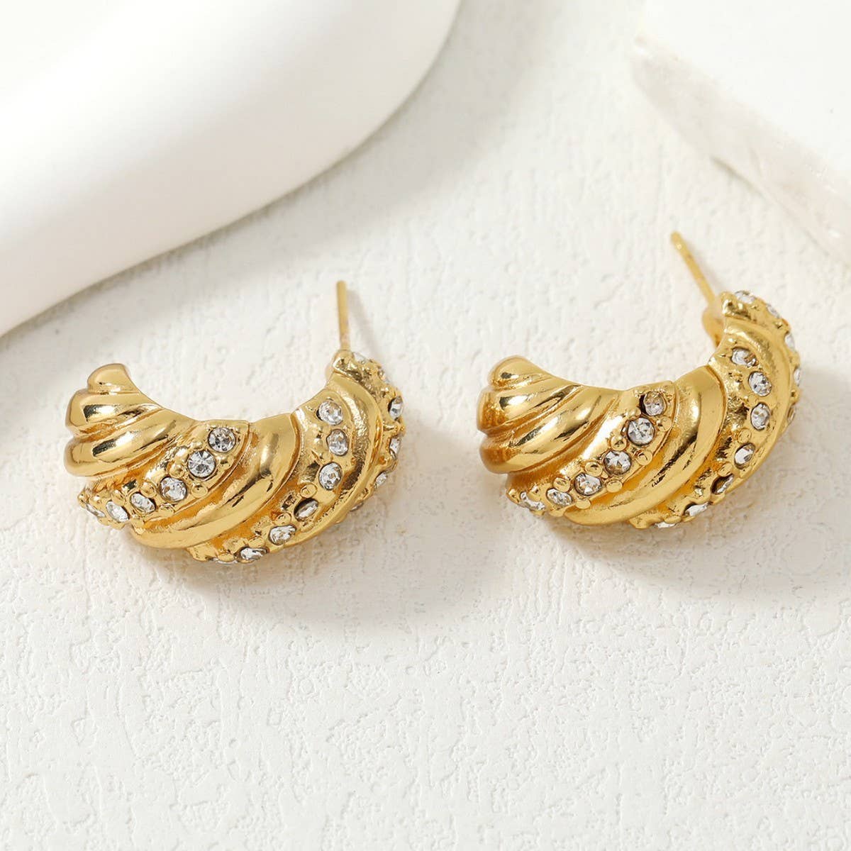 RETRO ALL-MATCH GEOMETRIC RHINESTONE EARRINGS_CWMM3662