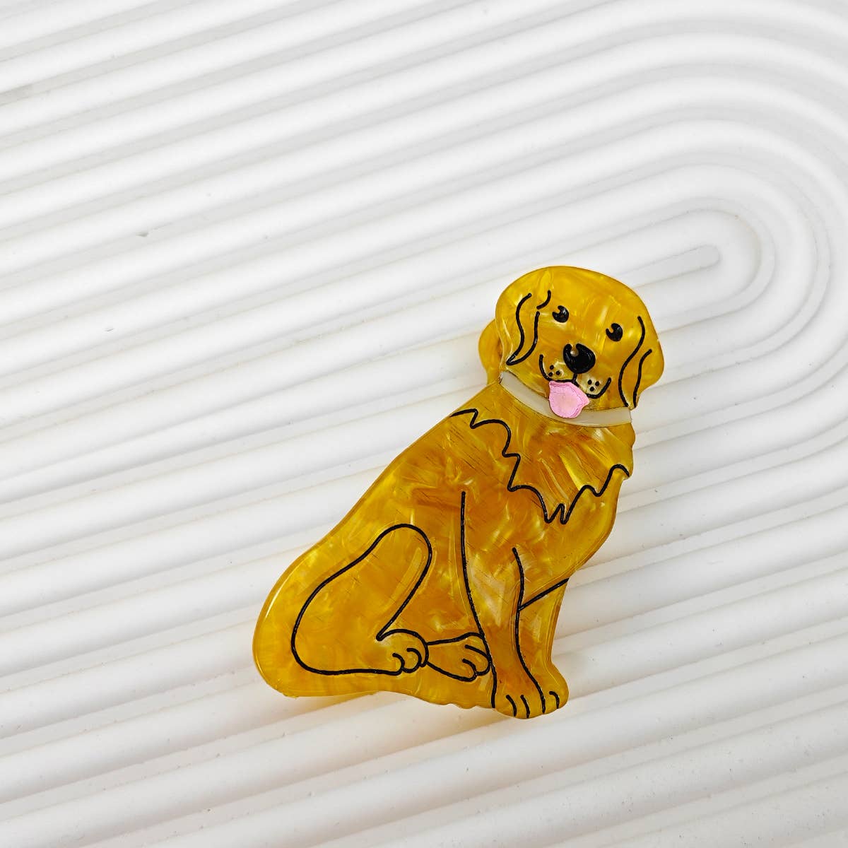 Cartoon Corgi Hair Claw Clip, Acetate Material_CWAHA6433