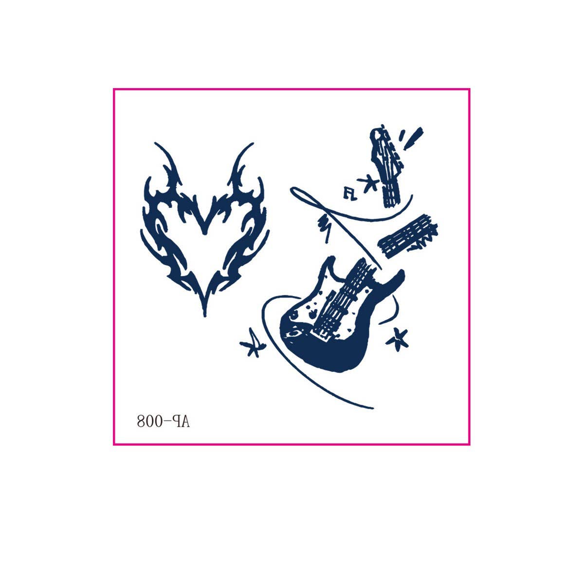 Street Style Juice Tattoo Stickers Waterproof_CWMM8353