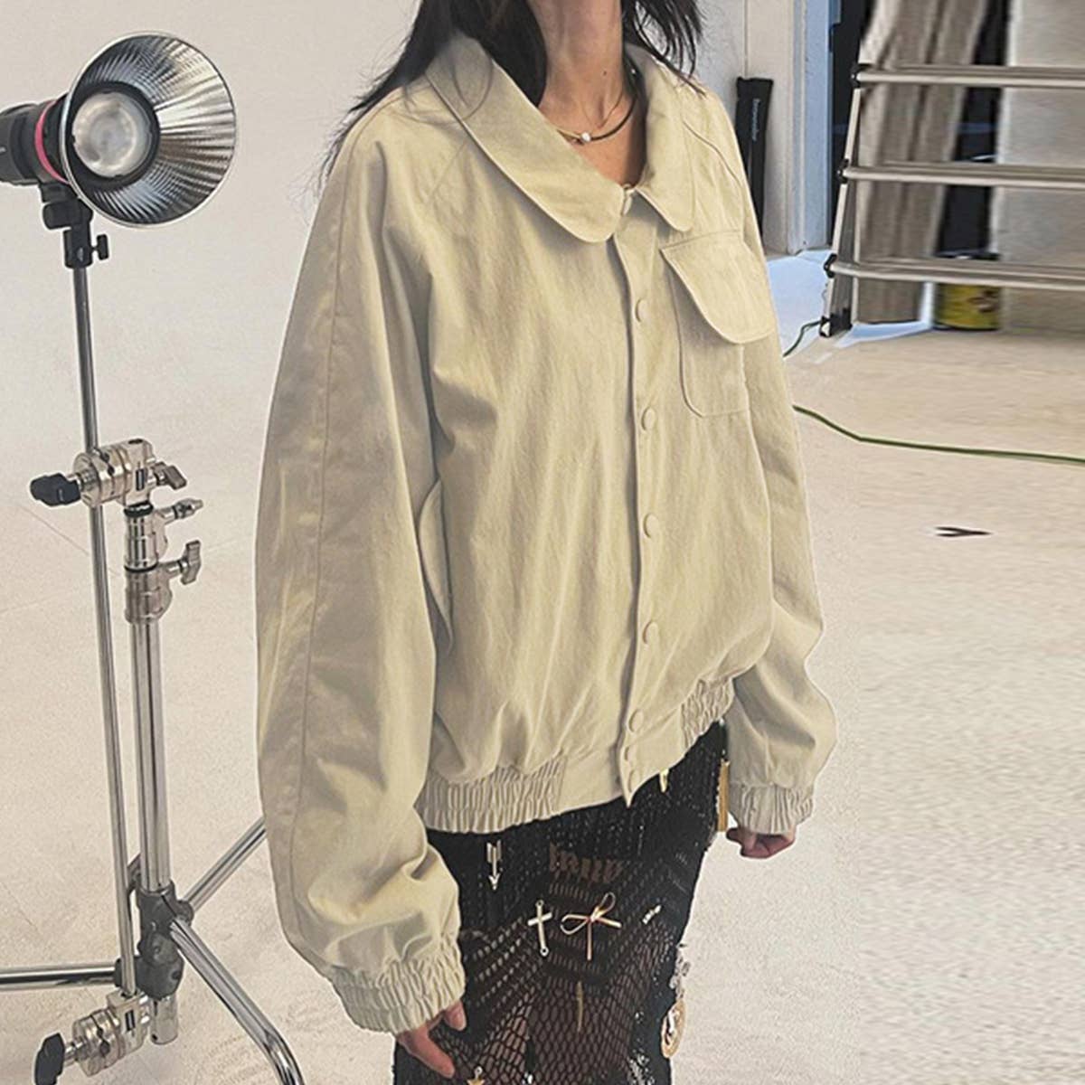 STREET LOOSE POLO POCKET CARGO JACKET JACKET