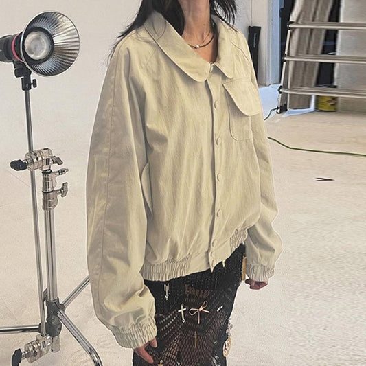 STREET LOOSE POLO POCKET CARGO JACKET JACKET