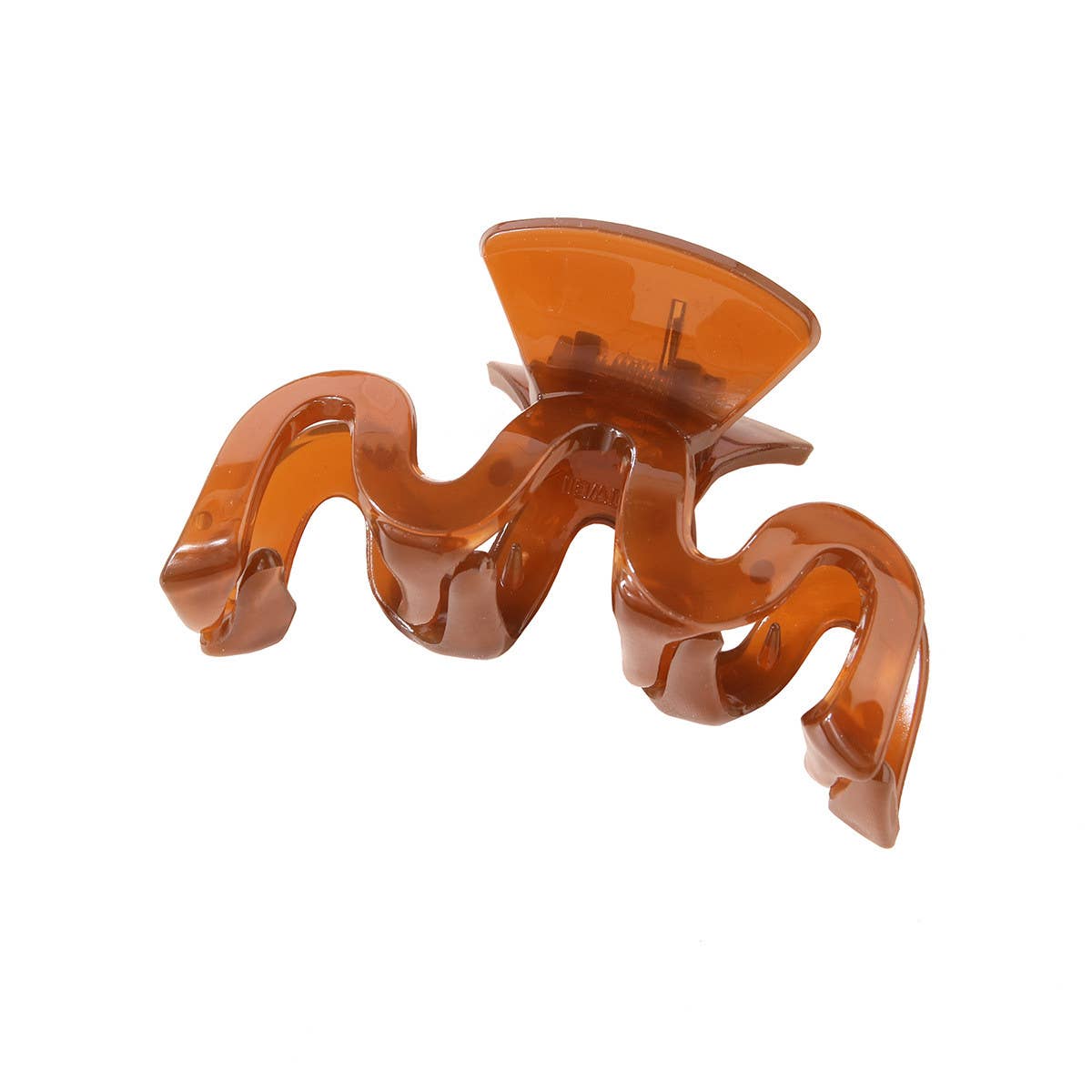 Wavy Back Hair Claw - Large Minimalist Shark Clip_CWAHA1051