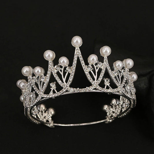 BRIDAL JEWELRY PEARL WEDDING CRYSTAL HEADDRESS_CWMM2020