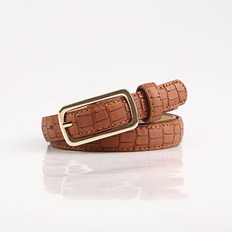 Fashionable versatile casual dress with a belt