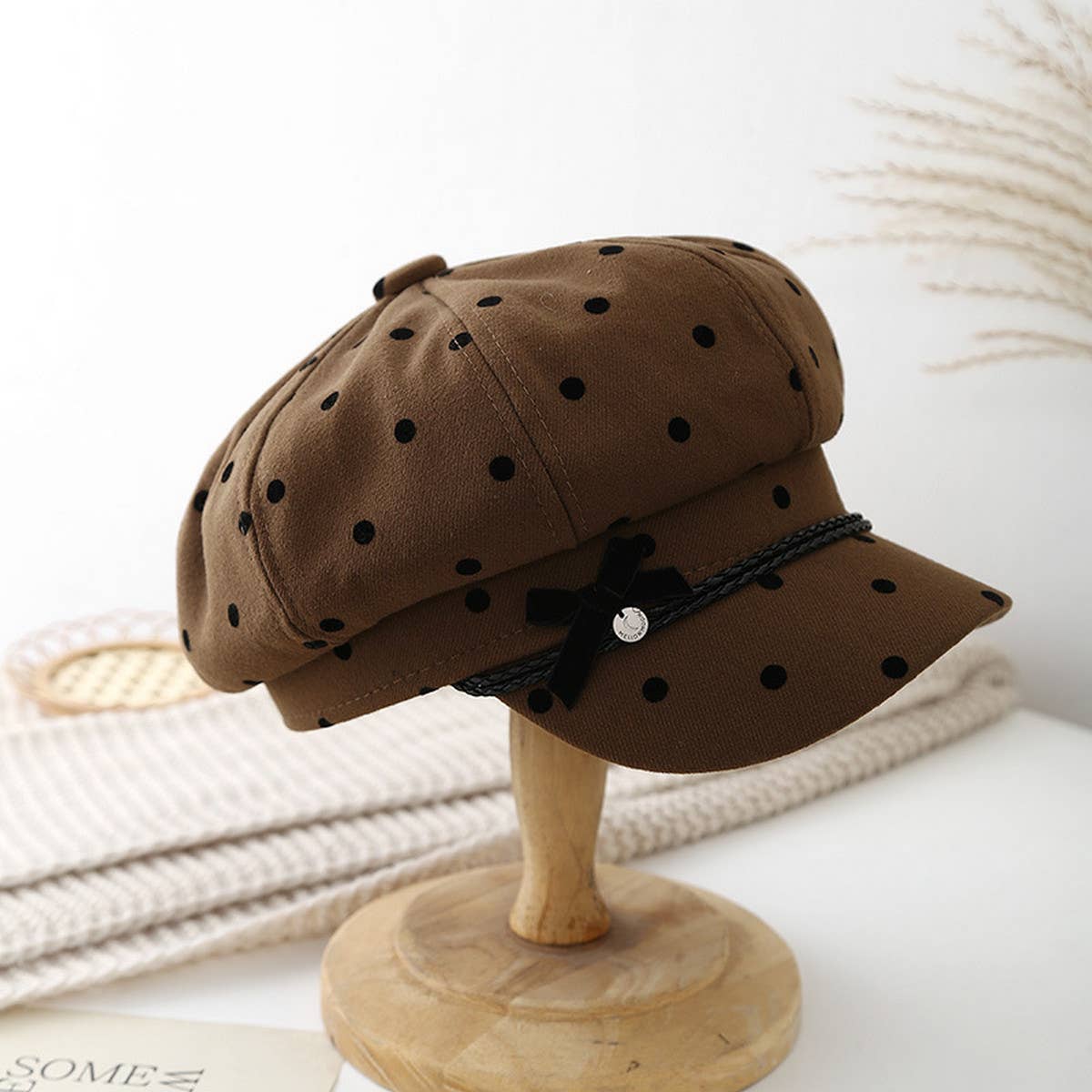 2024 NEW OUTDOOR SUNSHADE POLKA DOT BUCKET HAT_CWAB2853