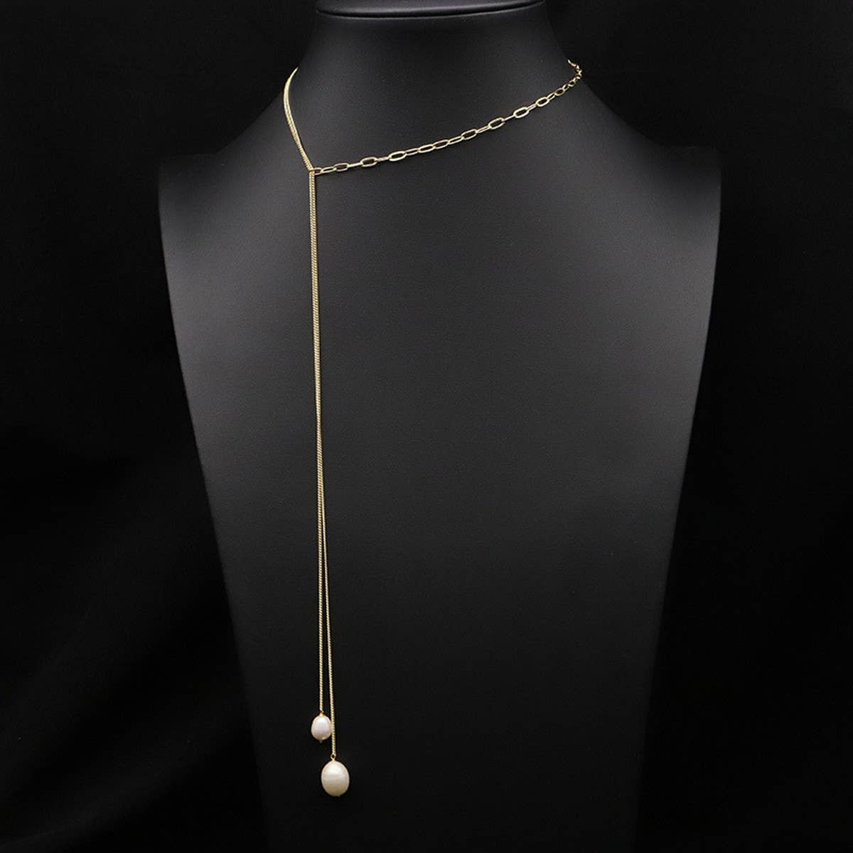 PERSONALIZED HIGH-END LONG PEARL NECKLACE_CWAJE3903