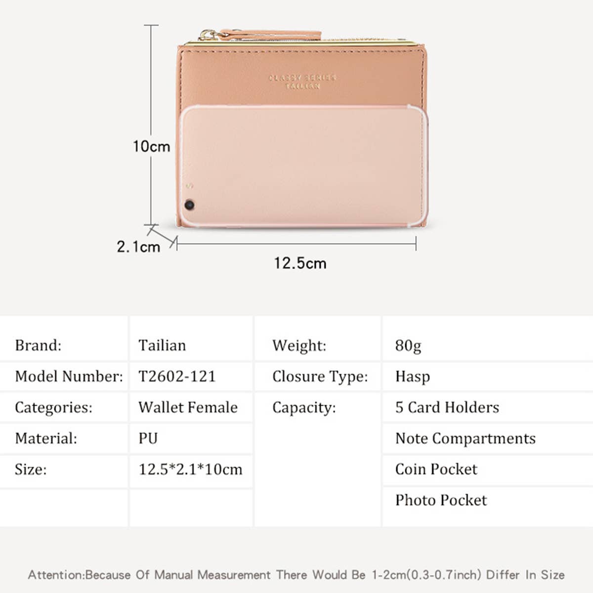 SHORT MULTI CARD CUTE WALLET_CWAB1652