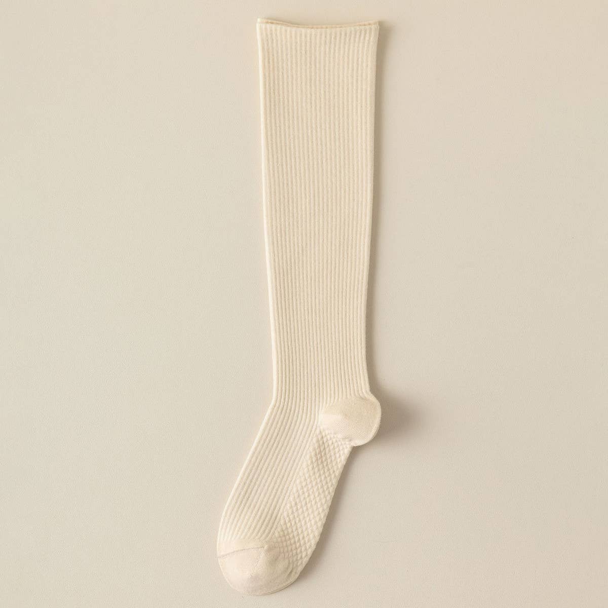 WOMEN STOCKINGS LEISURE SOLID COLOR TUBE SOCKS
